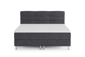Boxspringbett MIDNIGHT dunkelgrau 180 x 200 cm