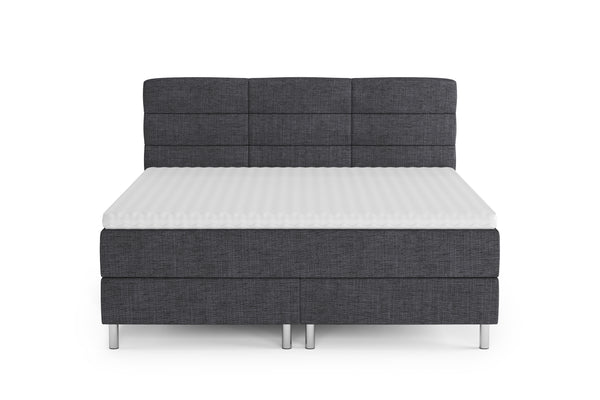 Boxspringbett MIDNIGHT dunkelgrau 180 x 200 cm