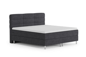 Boxspringbett MIDNIGHT dunkelgrau 180 x 200 cm