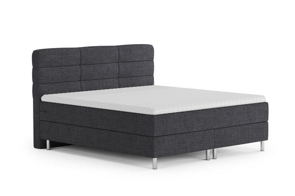 Boxspringbett MIDNIGHT dunkelgrau 180 x 200 cm