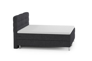 Boxspringbett MIDNIGHT dunkelgrau 180 x 200 cm