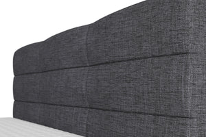 Boxspringbett MIDNIGHT dunkelgrau 180 x 200 cm
