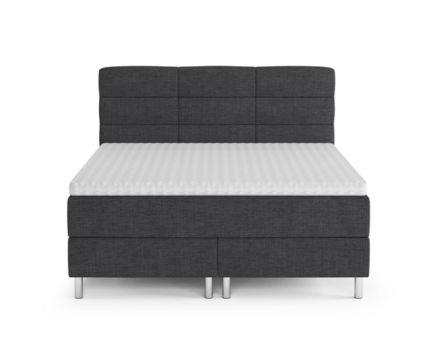 Boxspringbett MIDNIGHT anthrazit 160 x 200 cm