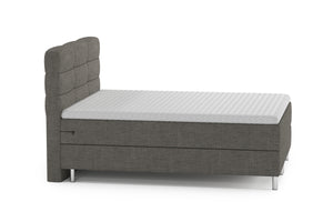 Boxspringbett MIDNIGHT grau 140 x 200 cm