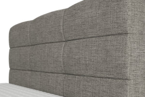 Boxspringbett MIDNIGHT grau 140 x 200 cm
