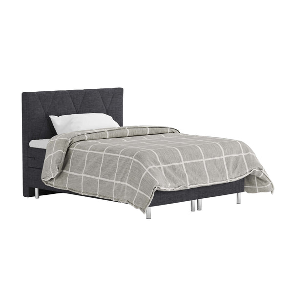Boxspringbett TWILIGHT anthrazit 140 x 200 cm