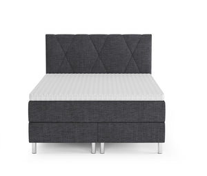 Boxspringbett TWILIGHT anthrazit 140 x 200 cm