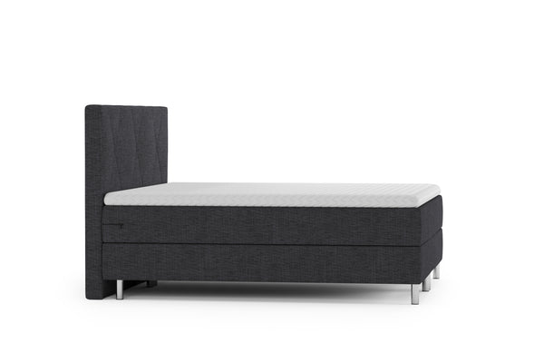 Boxspringbett TWILIGHT dunkelgrau 180 x 200 cm