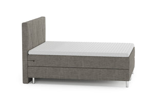 Boxspringbett TWILIGHT grau 140 x 200 cm