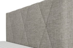 Boxspringbett TWILIGHT grau 140 x 200 cm