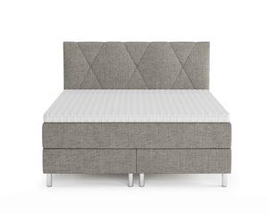 Boxspringbett TWILIGHT grau 160 x 200 cm