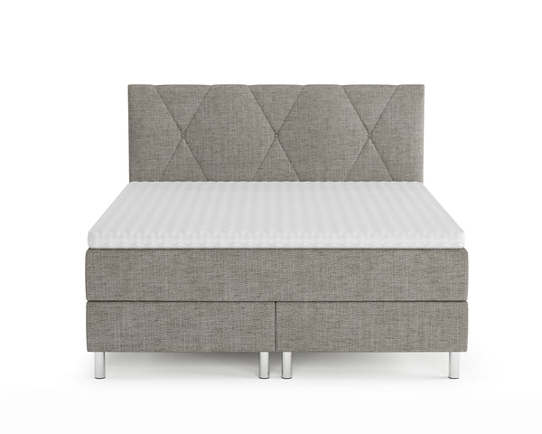 Boxspringbett TWILIGHT grau 160 x 200 cm