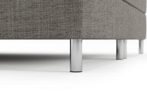 Boxspringbett TWILIGHT grau 160 x 200 cm
