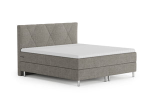 Boxspringbett TWILIGHT hellgrau 180 x 200 cm