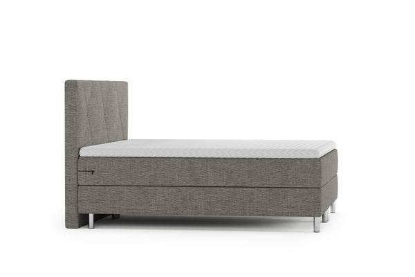 Boxspringbett TWILIGHT hellgrau 180 x 200 cm