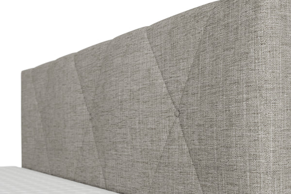 Boxspringbett TWILIGHT hellgrau 180 x 200 cm