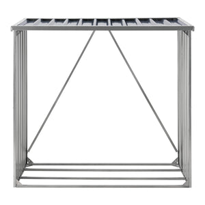 Brennholzunterstand Kalmar 156x80x152cm aus Stahl Anthrazit