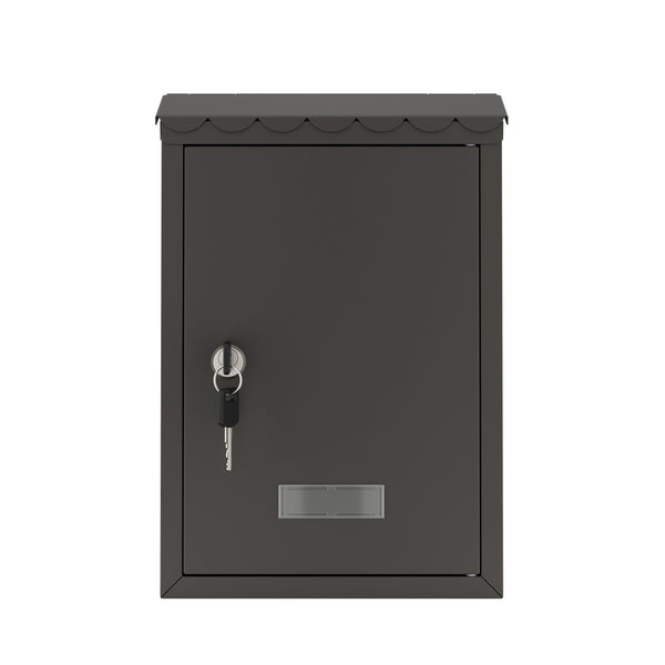 Briefkasten 30 x 22 cm schwarz