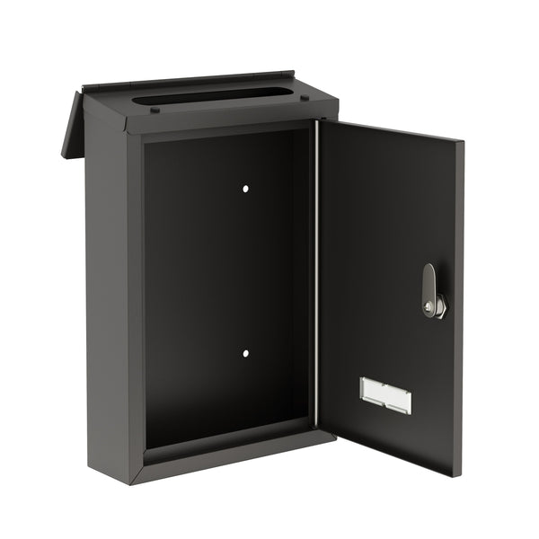 Briefkasten 30 x 22 cm schwarz