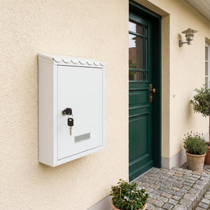Briefkasten 30 x 22 cm weiss