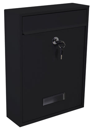 Mailbox 26 x 35 cm, black