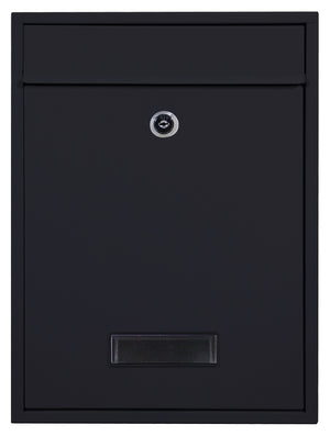 Mailbox 26 x 35 cm, black