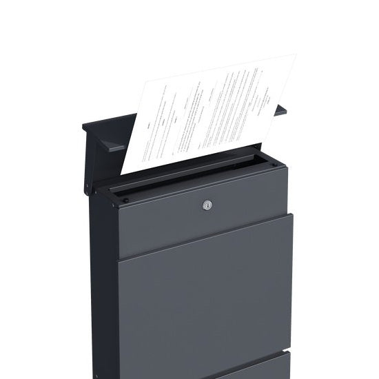 Mailbox 39.5 x 115 cm anthracite