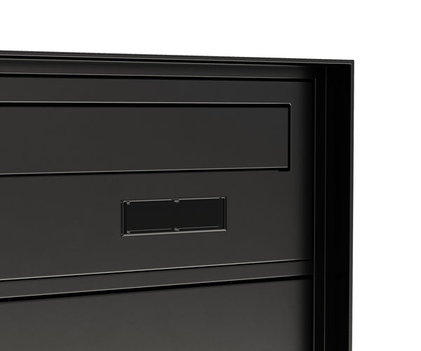 Cassetta postale 41 x 31 cm nera