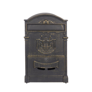 Briefkasten 42 x 26 cm bronze