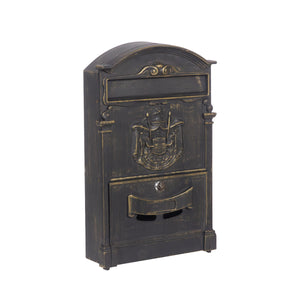 Briefkasten 42 x 26 cm bronze
