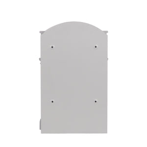 Briefkasten 42 x 26 cm grau