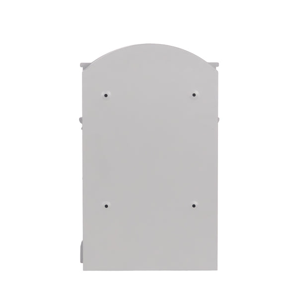 Briefkasten 42 x 26 cm grau