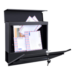 Schönburg mailbox 37x37x11cm steel anthracite