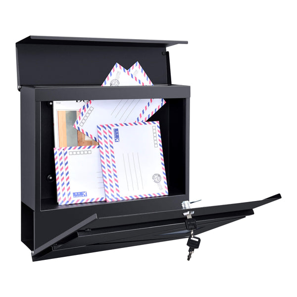 Schönburg mailbox 37x37x11cm steel anthracite