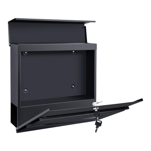 Schönburg mailbox 37x37x11cm steel anthracite