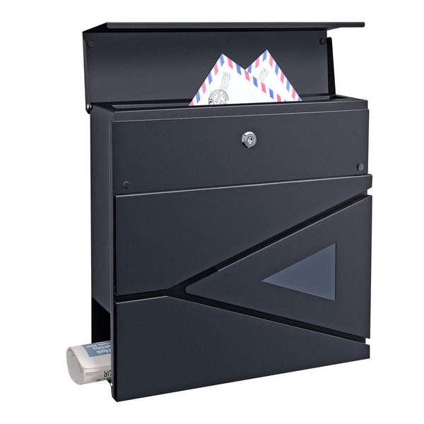 Schönburg mailbox 37x37x11cm steel anthracite