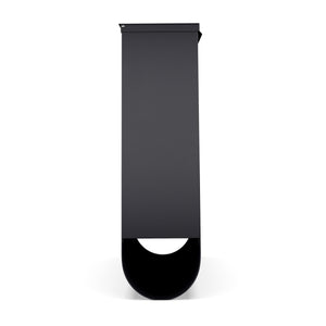 Boîte aux lettres avec compartiment à journaux 33 x 30 cm noire