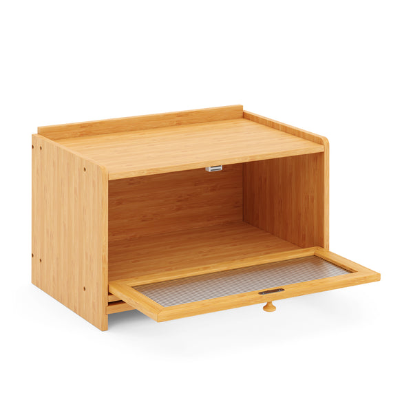 Brotkasten Bambus TARTE mit Sichtfenster 40 x 26 x 25 cm