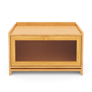 Brotkasten Bambus TARTE mit Sichtfenster 40 x 26 x 25 cm