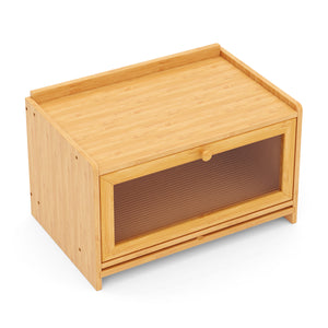 Brotkasten Bambus TARTE mit Sichtfenster 40 x 26 x 25 cm
