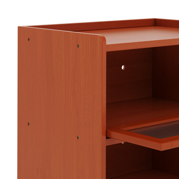Brotkasten Bambus ÉCLAIR 2 Etagen mit Sichtfenster 37 x 24 x 34 cm