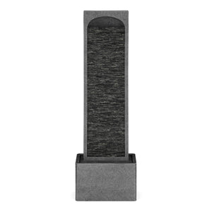 Brunnen Steinoptik mit LED 33 x 20 x 98 cm