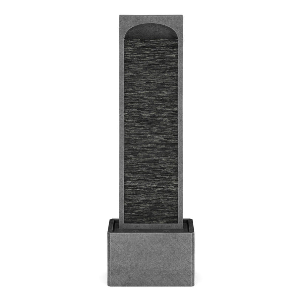 Brunnen Steinoptik mit LED 33 x 20 x 98 cm