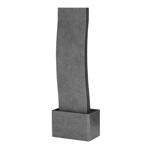 Brunnen Steinoptik mit LED 33 x 20 x 98 cm