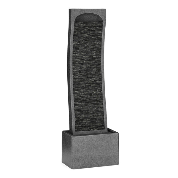 Brunnen Steinoptik mit LED 33 x 20 x 98 cm