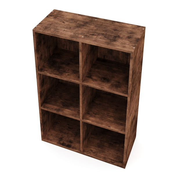 Bücherregal Vintage BONITA 6 Fächer 65 x 97 cm
