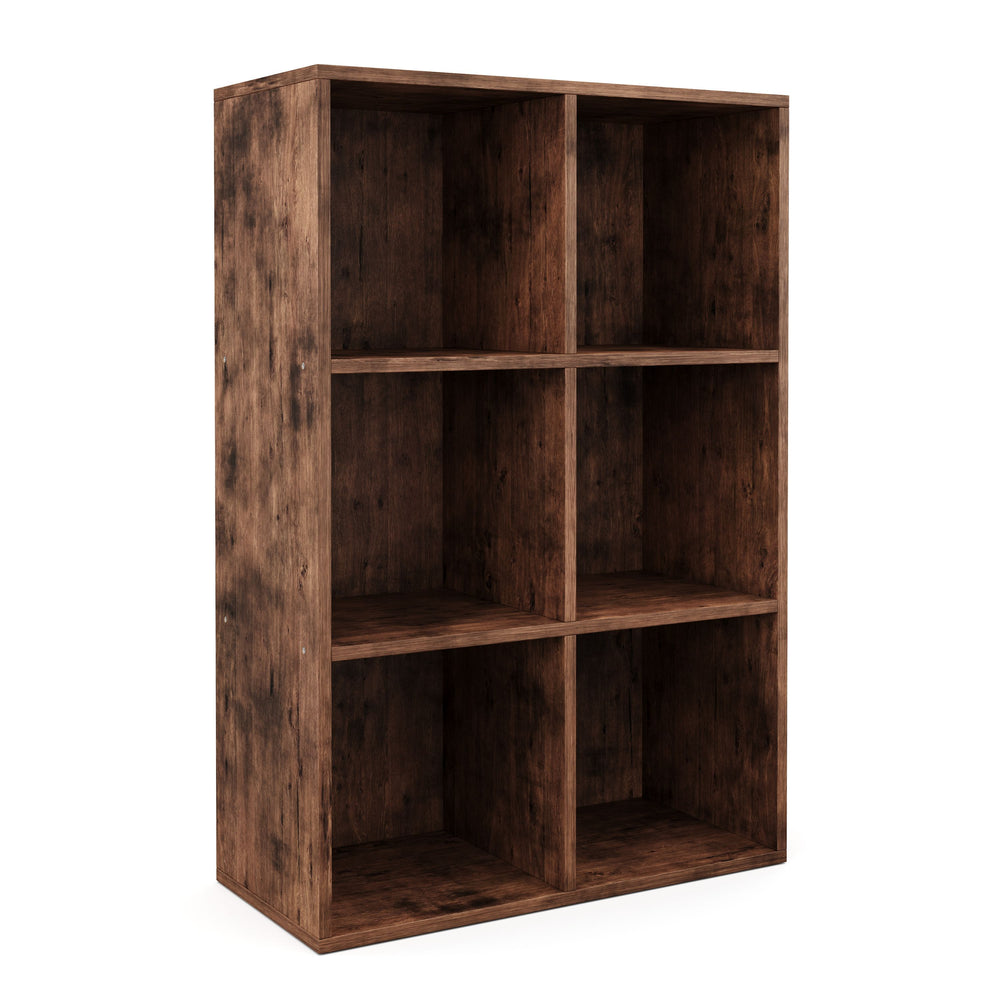 Libreria vintage BONITA con 6 scomparti, 65 x 97 cm