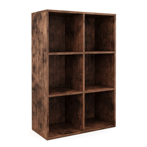 Bücherregal Vintage BONITA 6 Fächer 65 x 97 cm