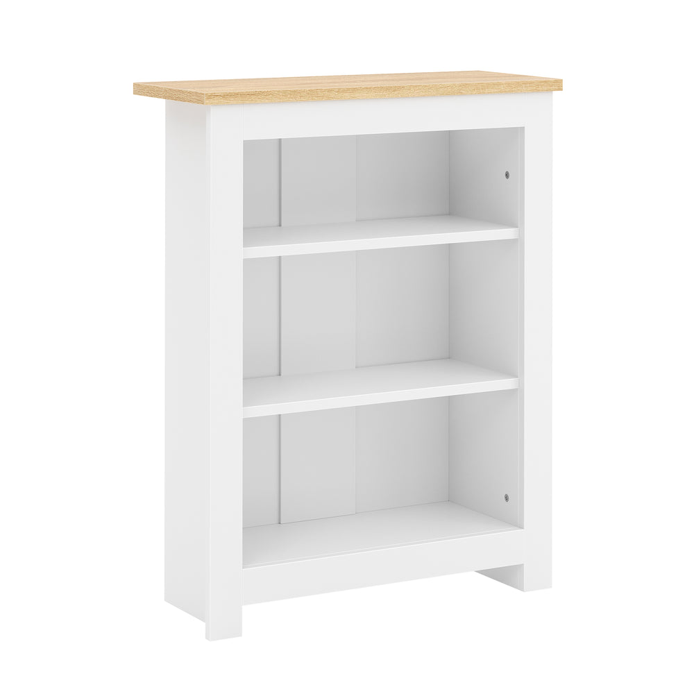 Bücherregal ARLES 60 x 24 x 75 cm weiss