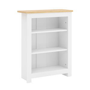 Bücherregal ARLES 60 x 24 x 75 cm weiss